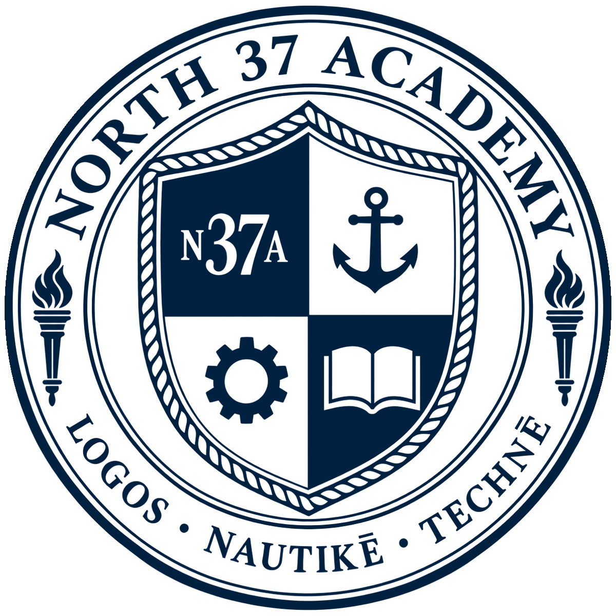 North 37 Academy official seal